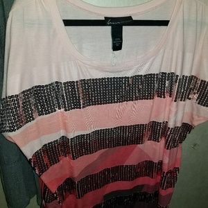 Lane Bryant size 24 sequence ombre shirt